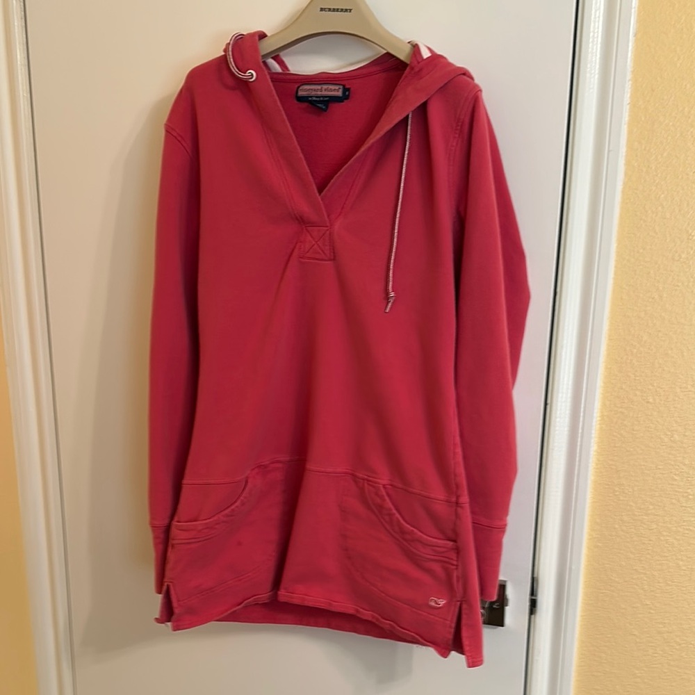Vineyard Vines Pink V-Neck Sweater